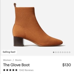 New Everlane glove boot in Toffee. Size 8. Never worn other than trying on.